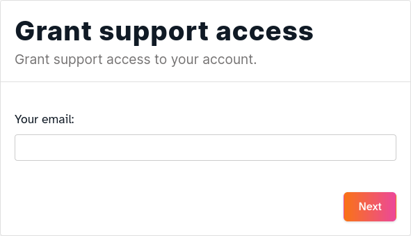 grant support