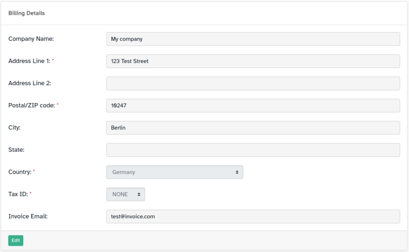 view billing data