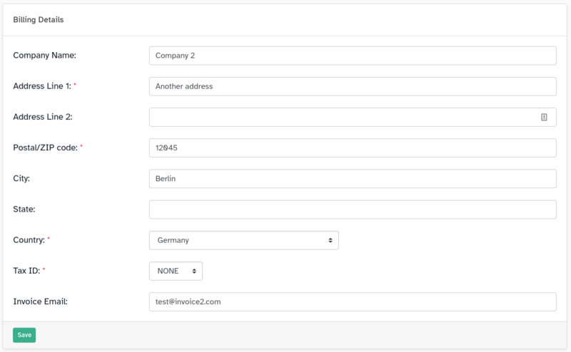 alter invoice