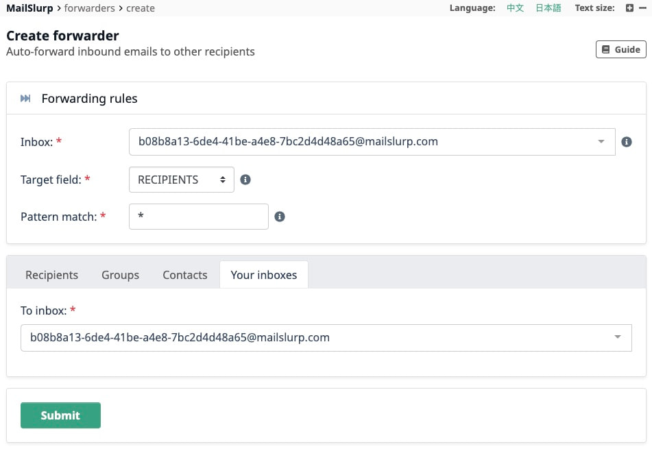 email routing