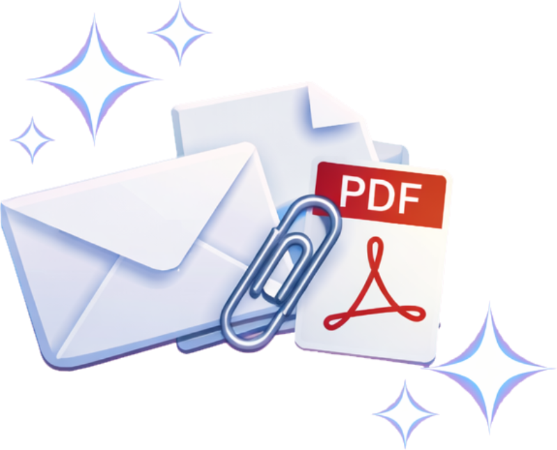 Email attachment prepared for structured extraction