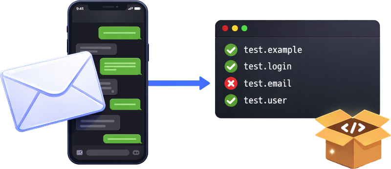 Automated email QA flow with receipt, content, and release checks