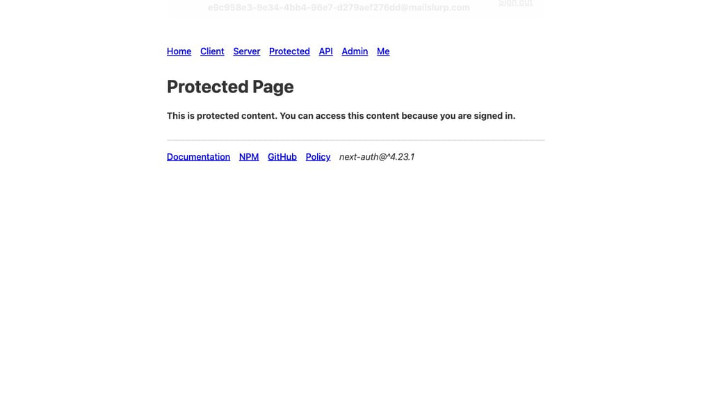 access page