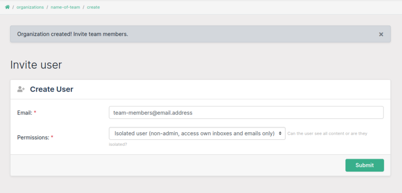 Invite users