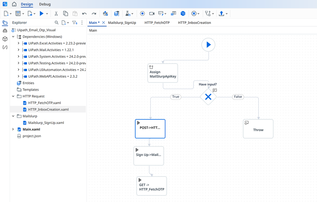 Use email in UiPath