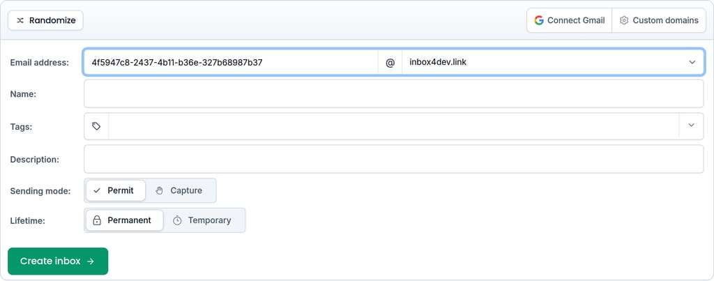 create custom domain