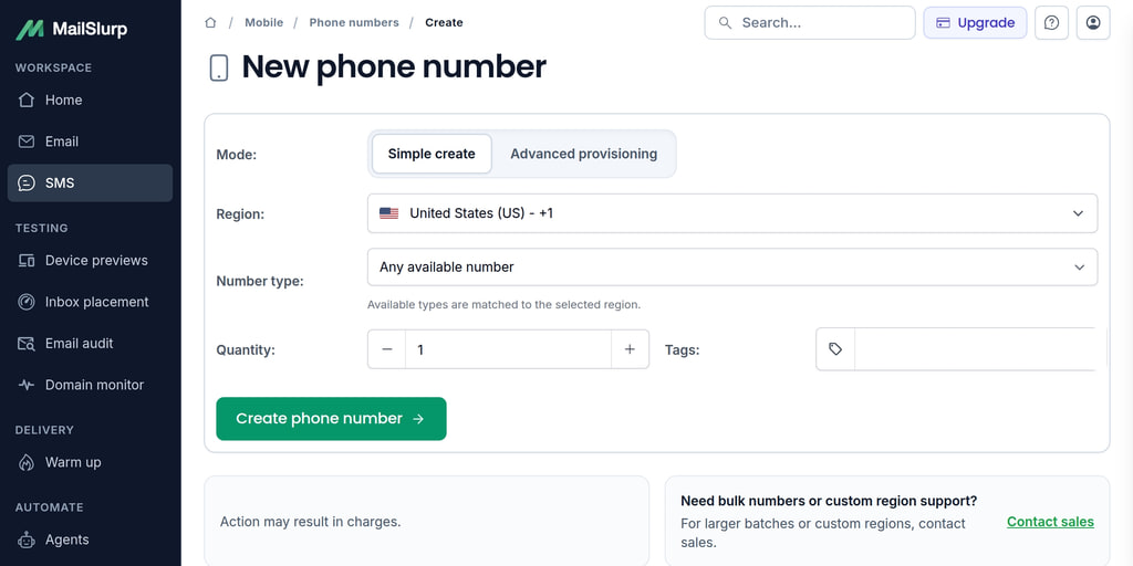 Create phone