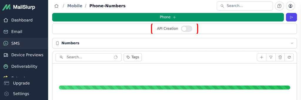 enable sms