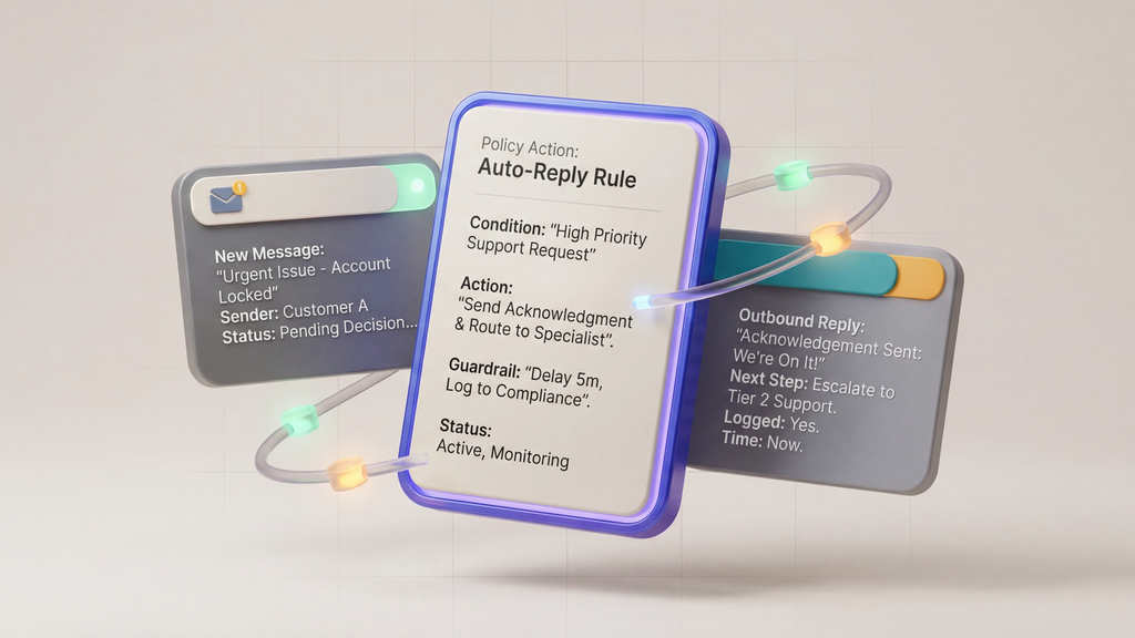 Email auto-reply rules and response automation