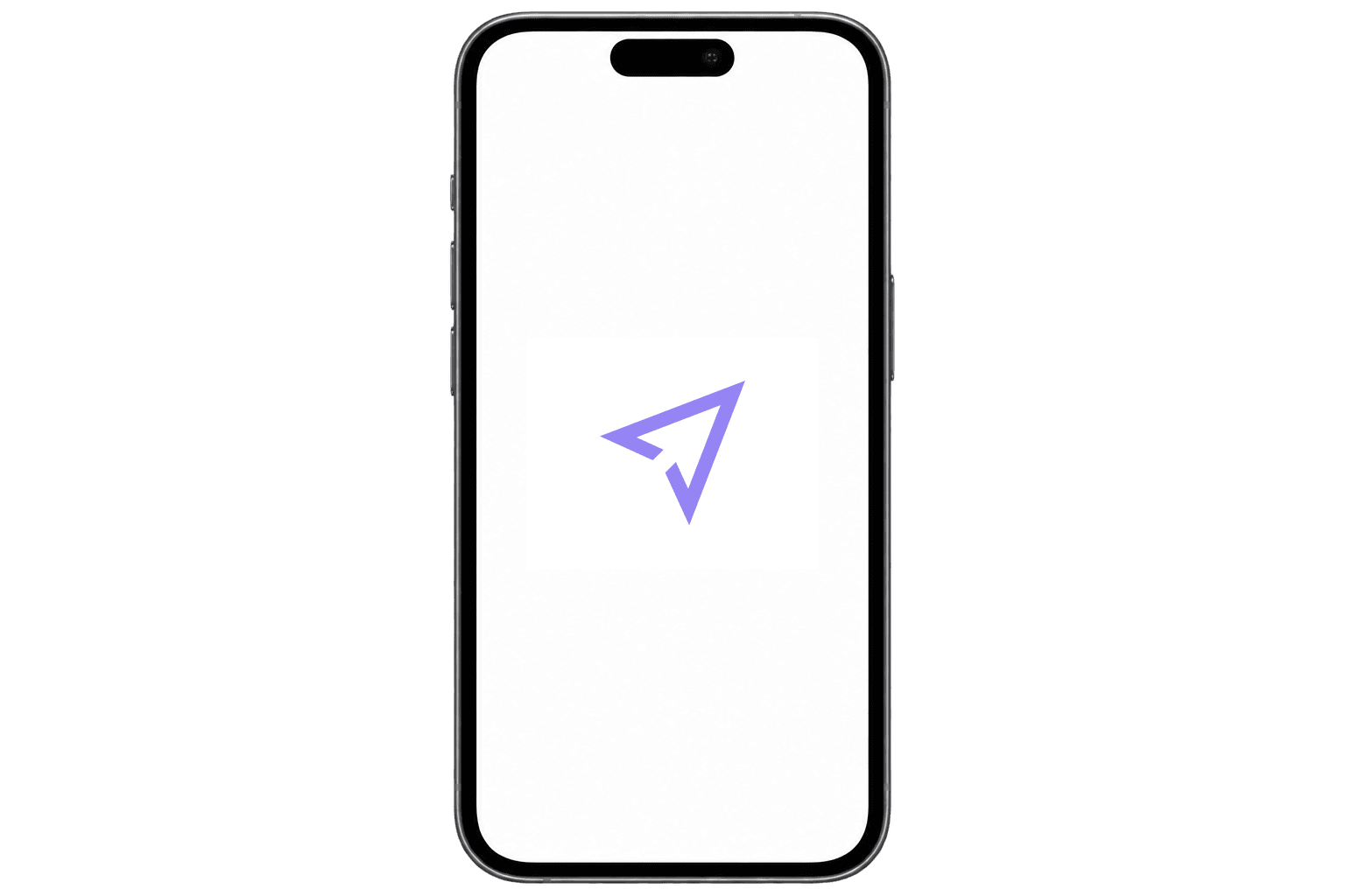 Mailjet logo displayed on an iPhone