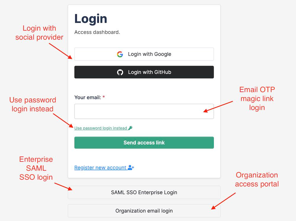 how to login to mailslurp