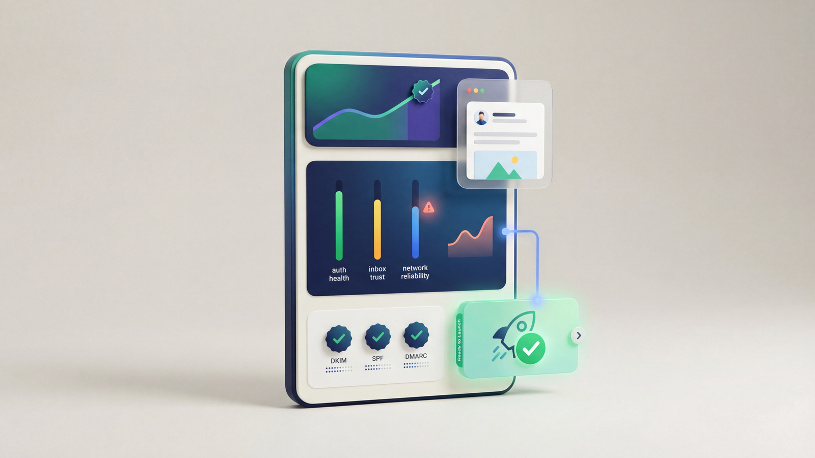 Campaign readiness and sender-health workflow