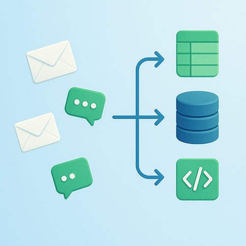 Message routing automation