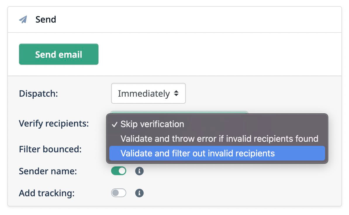 validate email address