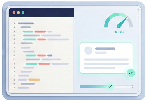 Structured extraction validation and test result